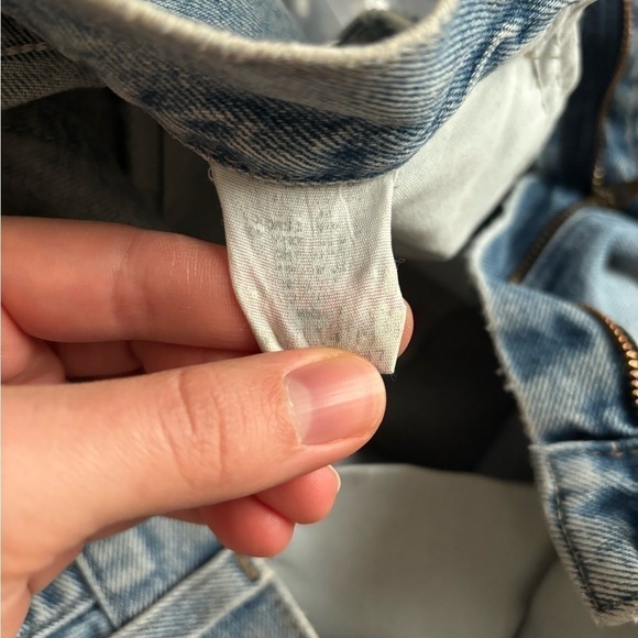 Lee Vintage Light Wash High Rise Relaxed Fit Tapered Leg Jeans - Picture 7 of 8